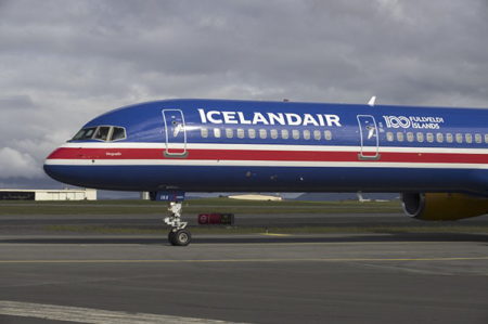Icelandair flies the national flag in the skies to celebrate 100 years of Icelandic sovereignty Icelandair flies the national flag in the skies to celebrate 100 years of Icelandic sovereignty
