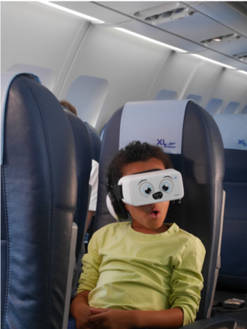 XL Airways a testé Skykids, les lunettes de cinéma immersives dédiées aux enfants
