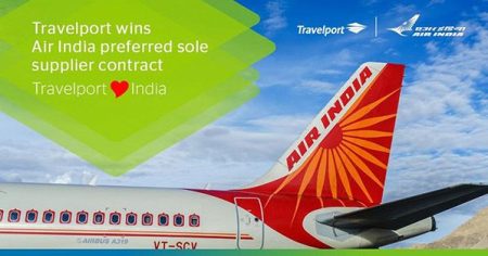 Travelport fournisseur de distribution exclusif d’Air India