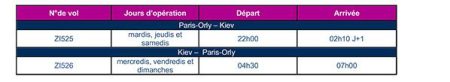 Aigle Azur lance la seule desserte de Kiev depuis Paris-Orly