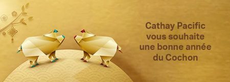 Cathay Pacific célèbre l’année du cochon avec un horoscope ludique et inspirationnel