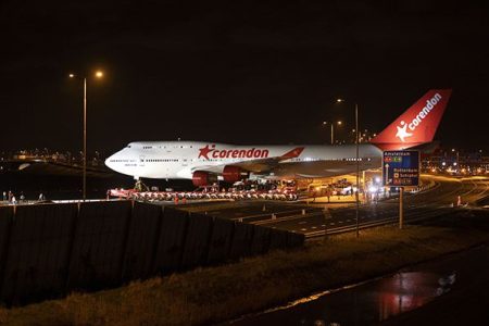Corendon Boeing 747 has ‘landed’ in hotel garden