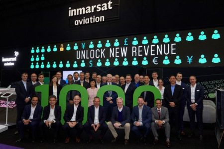Inmarsat celebrates 1,000th installation of next-generation inflight broadband solutions