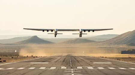 Stratolaunch Completes Historic First Flight of Aircraft