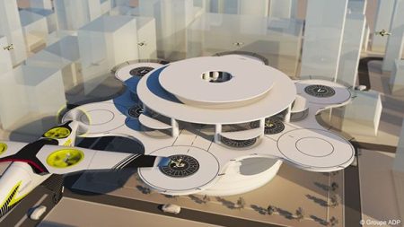 Groupe ADP unveils its vertiport model vertiport adp