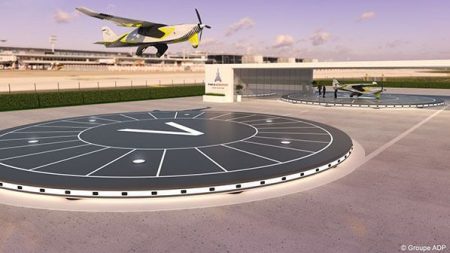 Le Groupe ADP dévoile son modèle de vertiport vertiport groupe adp
