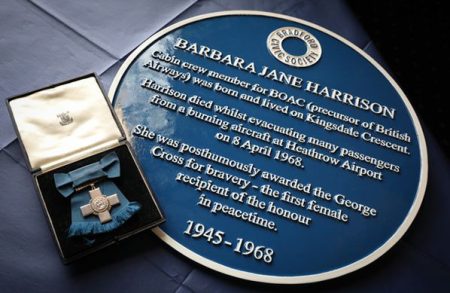 British Airways sponsors Blue Plaque for hero stewardess