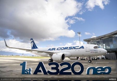 Air Corsica réceptionne son premier Airbus A320neo