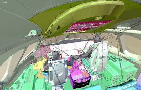 Factem, casque sans fil pour pilote utilisant la technologie LiFi