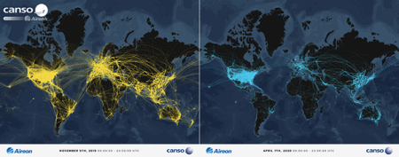 Data-driven insights and analysis to better understand COVID-19 impact on aviation industry