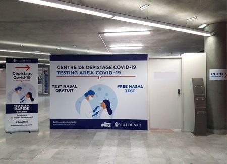 Nice Côte d’Azur déploie des tests antigéniques