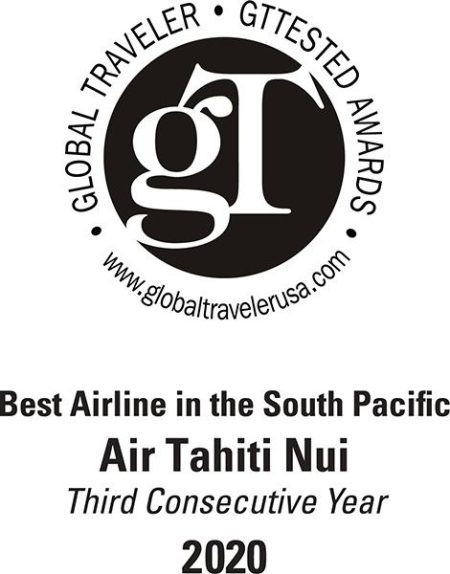 Air Tahiti Nui élue Meilleure Compagnie Aérienne du Pacific Sud