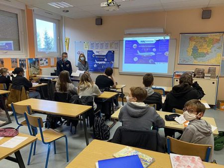NAE, tournée des collèges et lycées normands