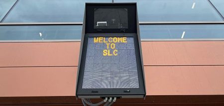 ADB SAFEGATE provides safe, fast and precise aircraft docking at Salt Lake City International Airport