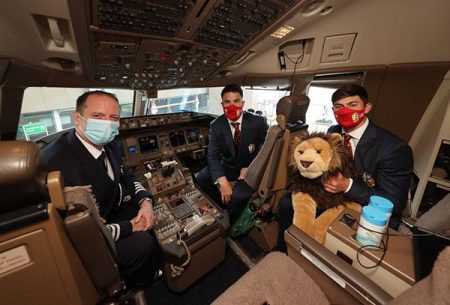 British and Irish Lions roar off to South Africa with British Airways
