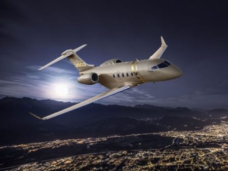 Bombardier Challenger 3500 business jet : eWAS Pilot with OptiFlight