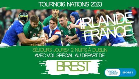 Visages du Monde Sports programme un vol spécial Brest – Dublin