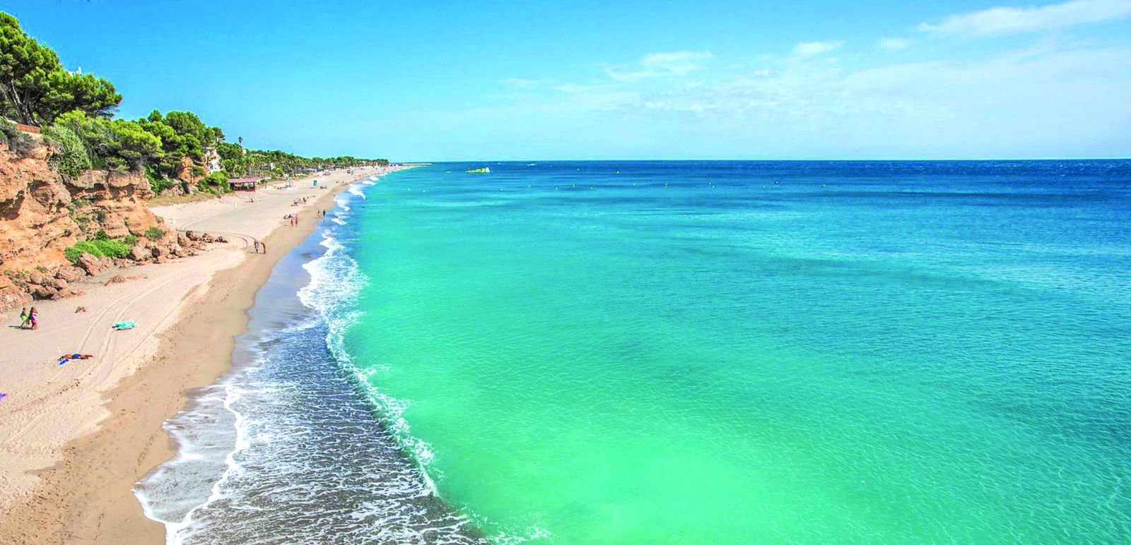costa daurada espagne plage mer
