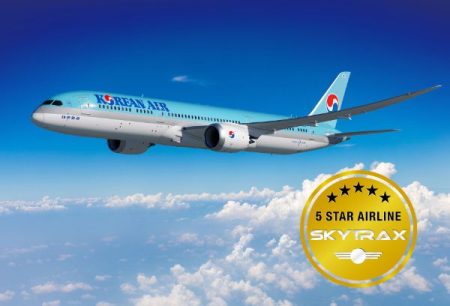 Korean Air : 5 étoiles décernée par Skytrax