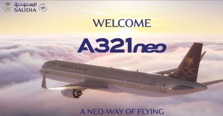 La flotte SAUDIA s’agrandit pour inclure le nouvel avion A321neo