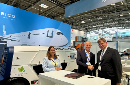 Autonomous passenger boarding bridges Autonomous passenger boarding bridges LOI between_aerobernie_ Munich Airport and Dabico © Munich Airport