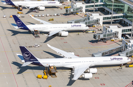 Luftaufnahme des Flughafens München - Aerobernie