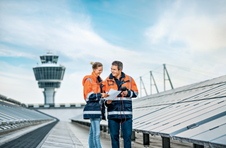 Net Zero by 2035 instead of 2050 Net Zero by 2035 © Flughafen München GmbH -Photovoltaik