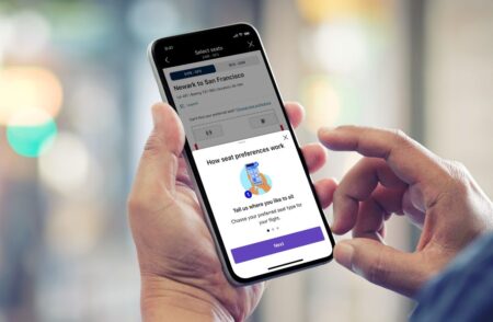 United Airlines, choisir le meilleur siège possible aerobernie-united mobile app-seat preferences