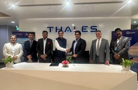 Thales and Garuda Aerospace A Groundbreaking Partnership Thales has signed a memorandum of understanding (MoU) with Garuda Aerospace to promote growth and innovation in the drone sector in India.