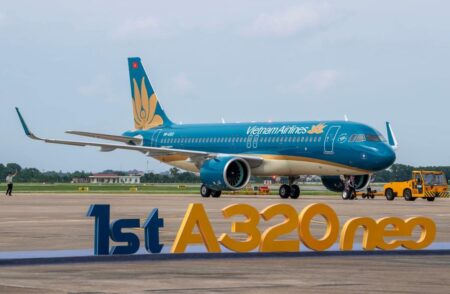 Vietnam Airlines accueille son premier Airbus A320neo