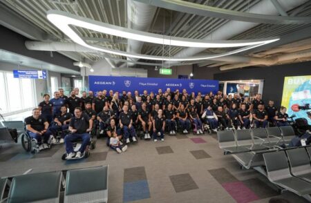 AEGEAN : Soutien à la délégation handisport grecque