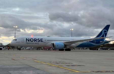 Norse Atlantic Airways atteint des records en août Norse Atlantic Airways : mois d'août record avec plus de voyageurs, un remplissage à 87%, et une ponctualité remarquable !