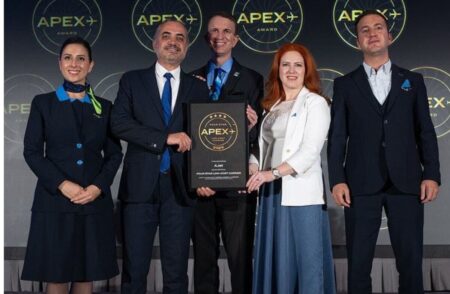 AJet reconnue compagnie low-cost quatre étoiles par APEX En seulement 7 mois, AJet s'est imposée comme la référence du voyage low-cost en décrochant le prestigieux titre de "compagnie 4 étoiles" décerné par l'APEX. Des vols abordables et une expérience de vol haut de gamme vous attendent.