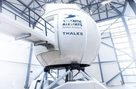 Atlantic Airways flight training centre in the Faroe Islands Atlantic Airways flight training centre in the Faroe Islands