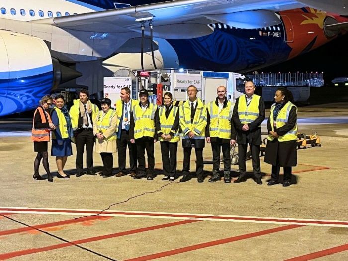 aircalin totalenergie airbus représentants Aircalin : 25% de SAF pour le vol anniversaire Paris-Nouméa