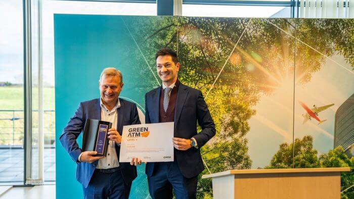 johan decuyper skeyes enrico parini canso skeyes : Premier mondial accrédité GreenATM Niveau 4