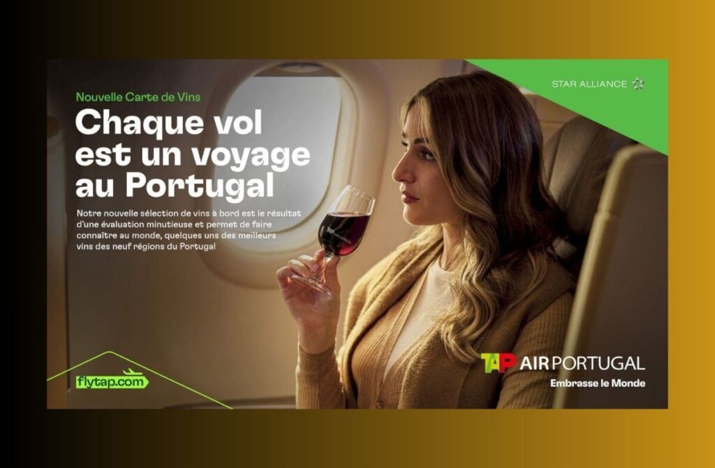 TAP Air Portugal : Une nouvelle expérience viticole s’invite à bord TAP fait la promotion du tourisme viticole et lance une nouvelle carte des vins portugais à bord