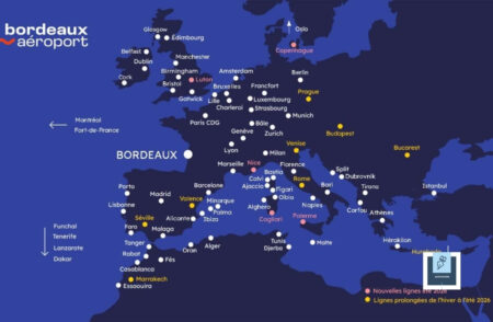 Bordeaux : programme Eté 2026, envolez-vous vers 80 horizons Où partir au départ de Bordeaux cet été ?