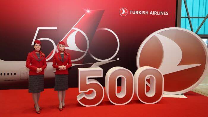 pnc turkish airlines 500e avion Turkish Airlines célèbre son 500e avion : étape historique