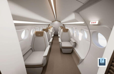 Cabine ERA en configuration 9 places "Business"