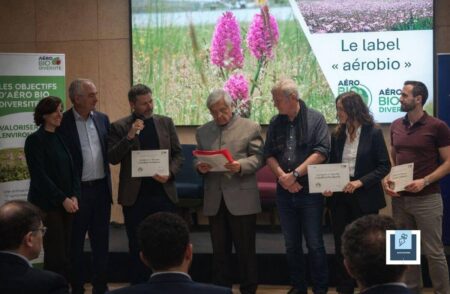 Cérémonie de remise des labels ©Aéro Biodiversité