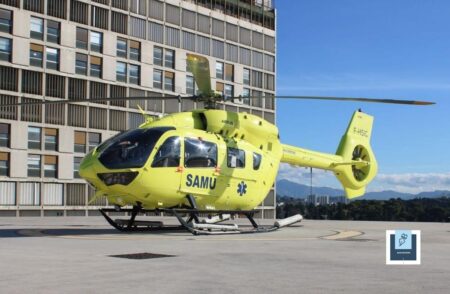 F-HISC hélicoptère SAMU