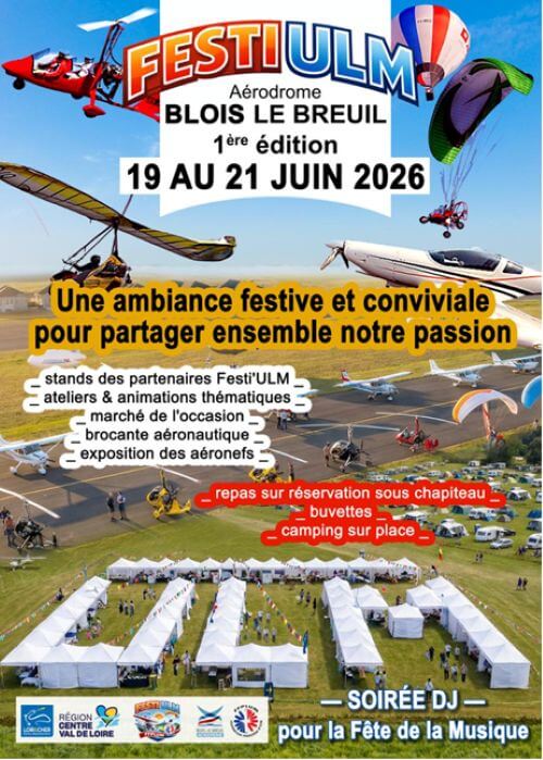 affiche du festi ulm 2026 Affiche du Festi ULM 2026