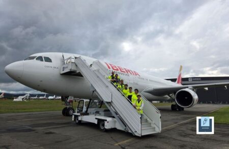 Airbus A 330 Iberia Tarmac Aerosave