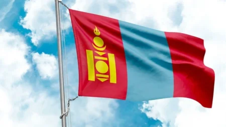 Drapeau Mongolie