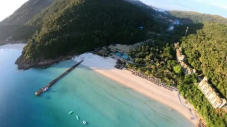 The Taaras Beach & Spa Resort, un des resorts idéales pour les familles. Île de Redang ©The Taaras Beach & Resort Spa.