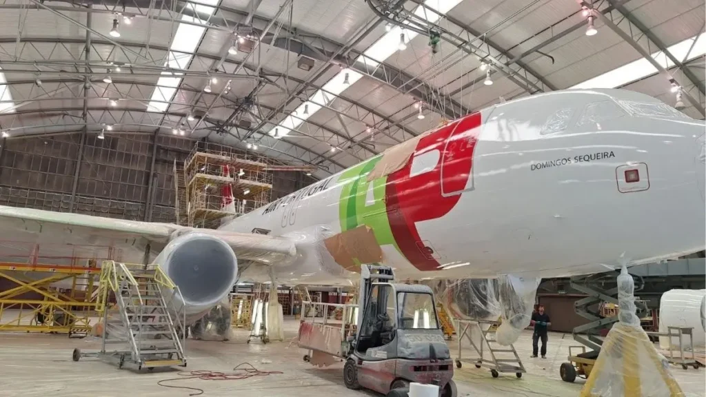 peinture innovante tap air portugal Peinture innovante : TAP Air Portugal modernise sa flotte