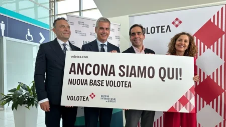 Volotea annonce l'ouverture d'une nouvelle base à Ancône en Italie