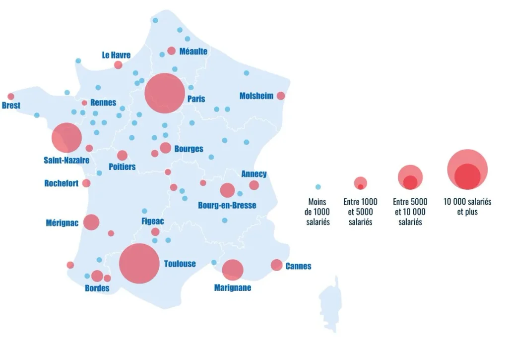 carte salariés emploi aéronautique spatial france gifas