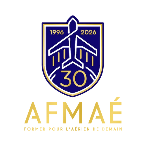 logo afmaé 30 ans bleu or AFMAÉ : 30 ans d'engagement dans l'aérien